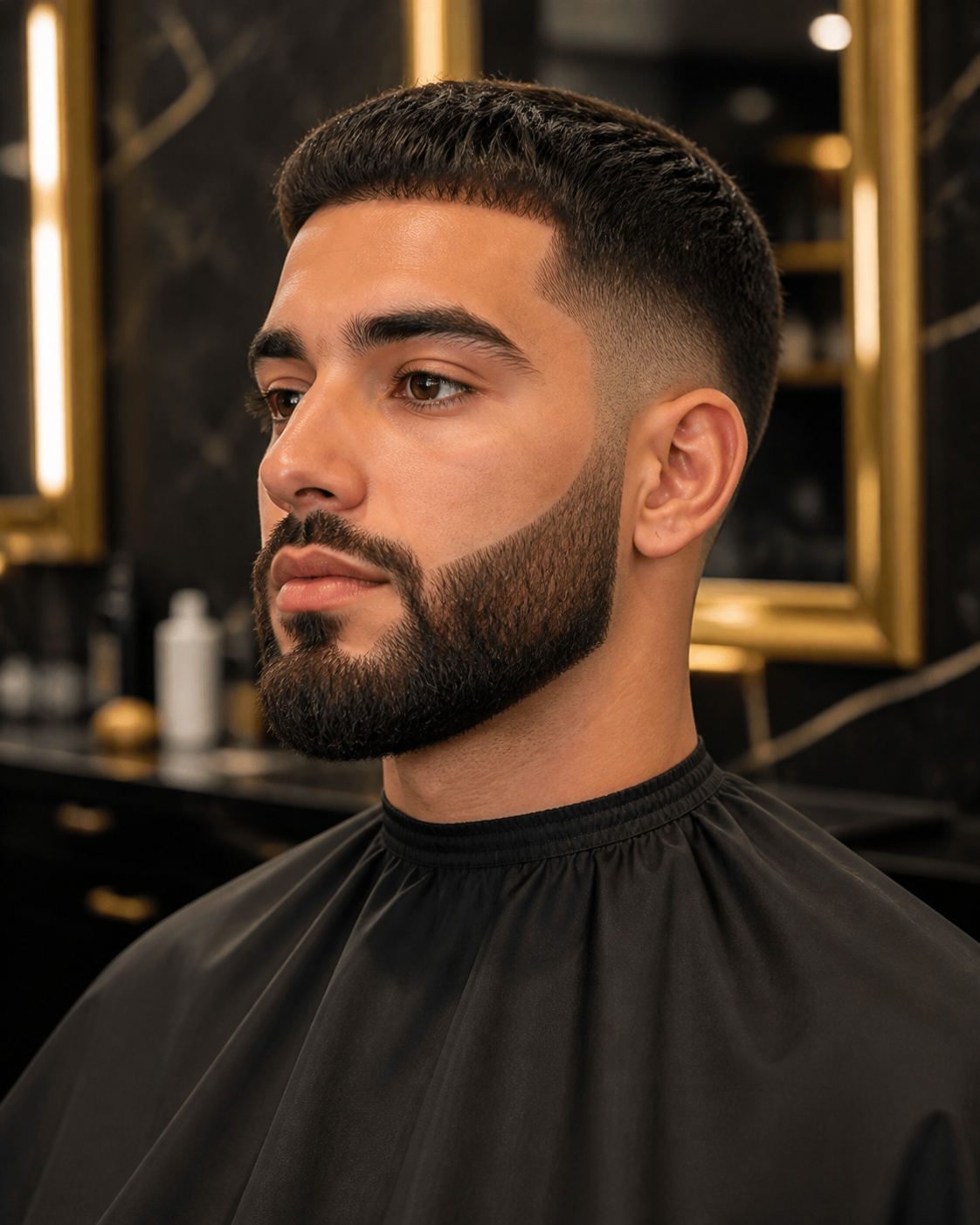 Barbe structuree premium